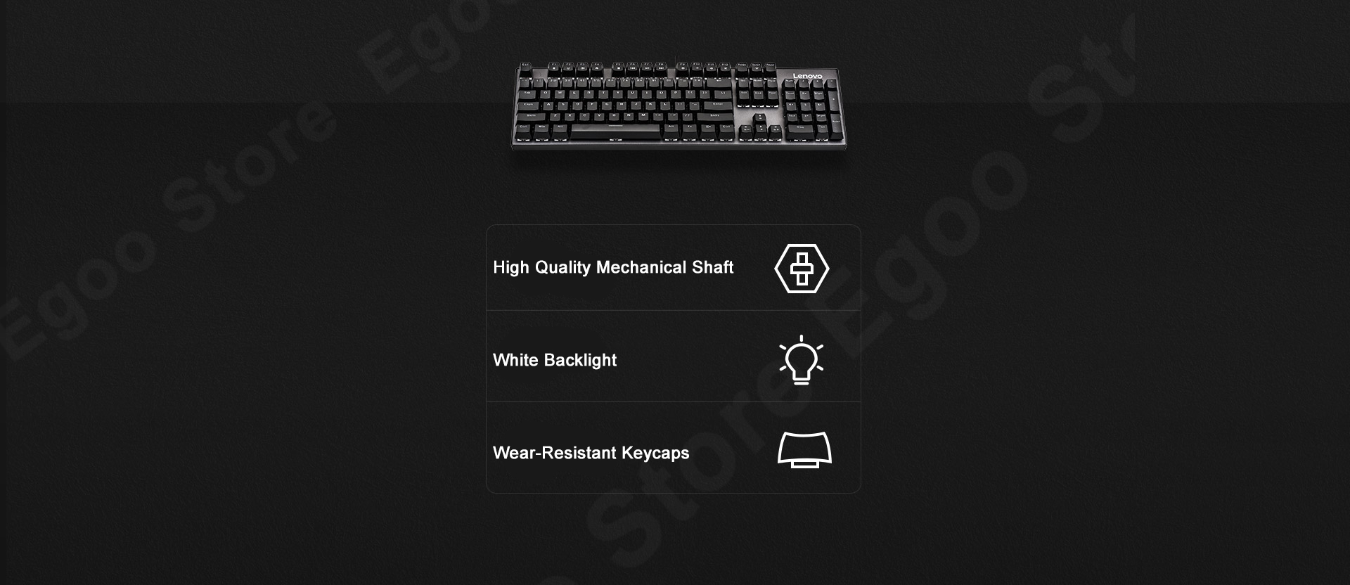Bàn phím cơ Lenovo MK3 - Outemu Switch 104 Phím