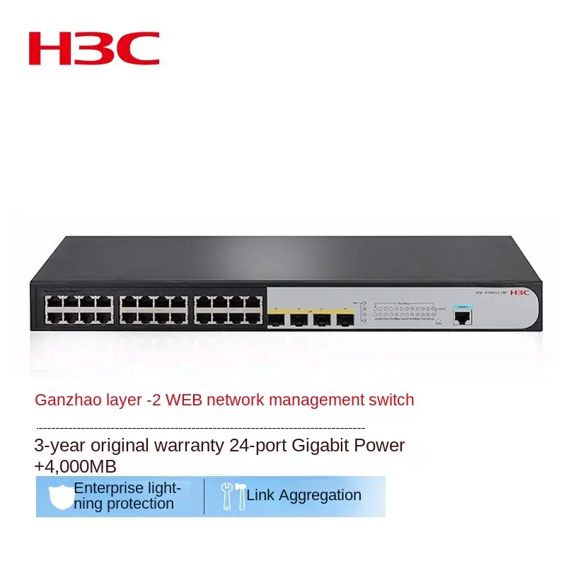 Thiết bị chuyển mạch Switch H3C SMB-S1850v2-28P-GL