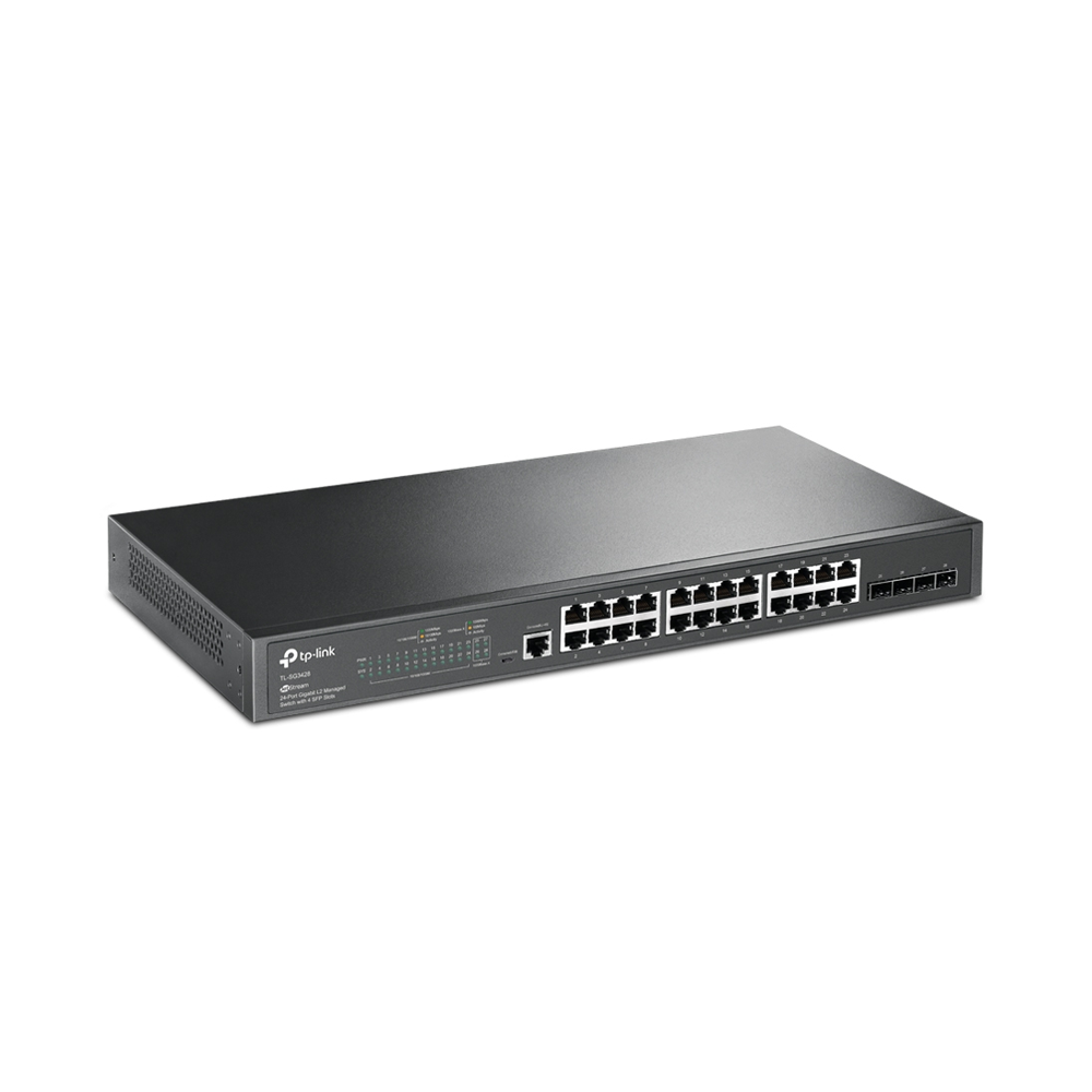 Thiết bị mạng/Switch TP-Link TL-SG3428 24-Port Gigabit L2 Managed Switch with 4 SFP Slots