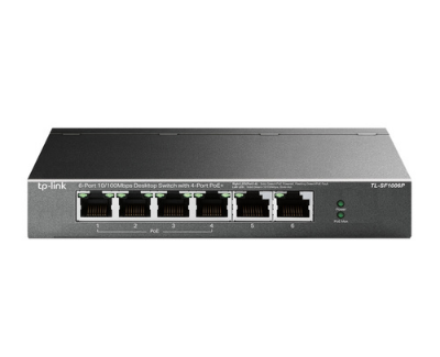Thiết bị mạng Switch PoE TPLink 6P TL-SF1006P